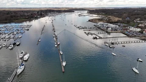 Discover stunning visuals of The Hamble River Stock Footage 279173131