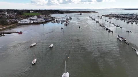 Discover stunning visuals of The Hamble River Stock Footage 279173187