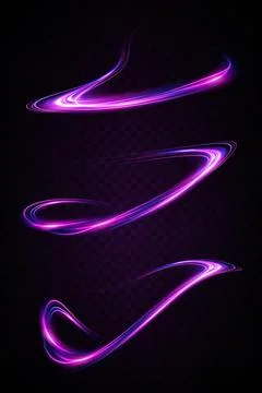 Discover vibrant Neon Light Effects ideal for creative and artistic design 库存插图