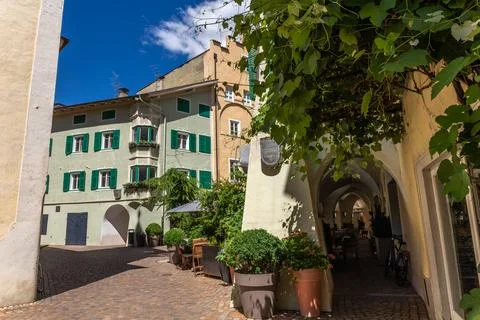 Discovering Brixen city Stock Photos