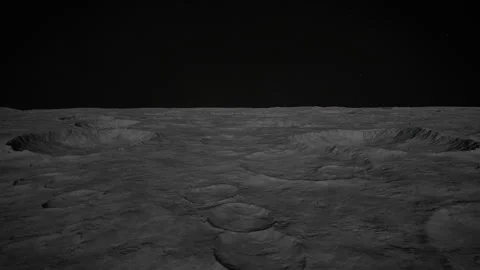 Discovering the surface of the moon as you have never seen it before Stock Footage 289735112