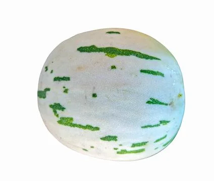 Discovering the unique Melon de Sapo at a Spanish farmers market in vibrant.. Stock Photos