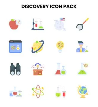 Discovery Flat Graphics Icons Pack イラスト素材