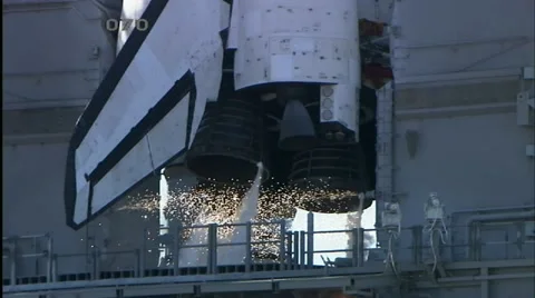 Discovery Launches on Mission STS-124 Stock Footage