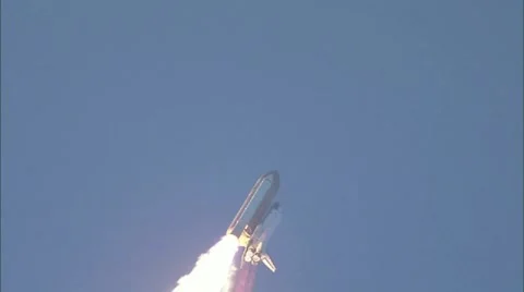 Discovery Launches on Mission STS-124 Stock Footage