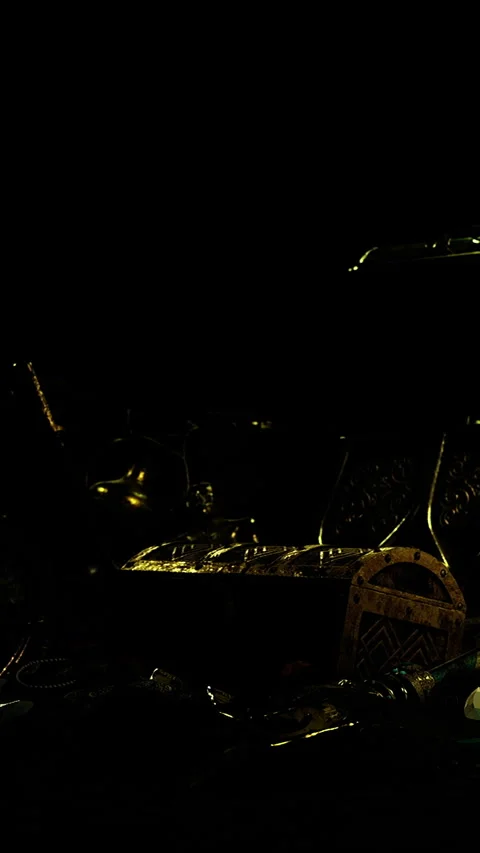 Discovery of old items in a dark space in an urban environment Stock Footage 334263218