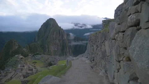 Discovery of the remains of the Machu Picchu temples, in Peru Stock Footage 237142122