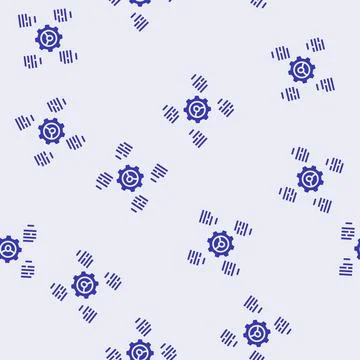 Discovery technical sales engineer glyph seamless pattern Stock Illustration