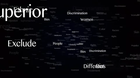 DISCRIMINATION Keywords Animation, Background, Loop Stock Footage 270233889