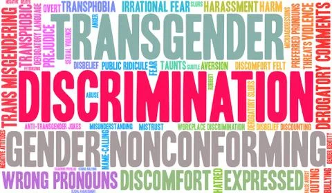 Discrimination Word Cloud Illustrazione stock