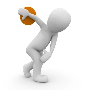 Discus Stock Illustration