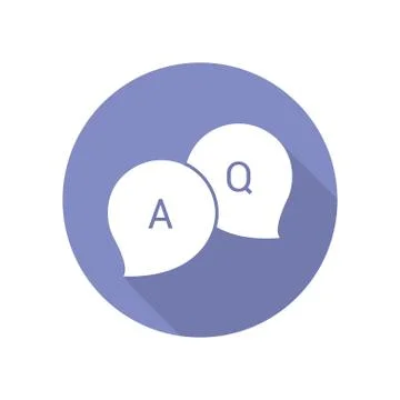 Discuss flat icon vector illustration logo template イラスト素材