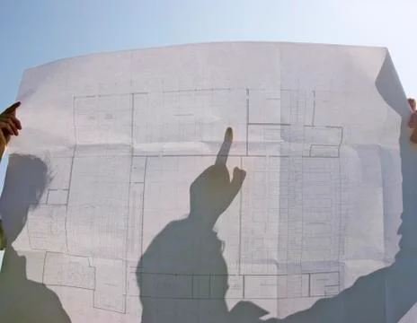 Discussing a constuction plan Фото