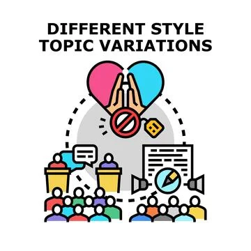 Discussing sensitive topics and variations in communication Illustration