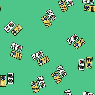 Discussion customer testimonial vector seamless pattern Stock Illustration