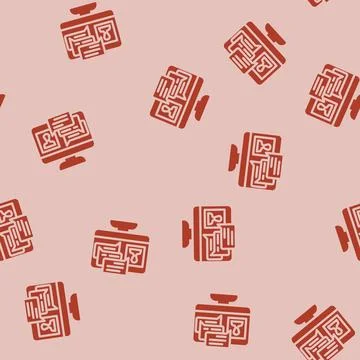 Discussion forum online learning platform glyph vector seamless pattern Stock Illustration
