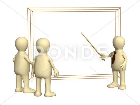 Discussion of the project Stock Illustration