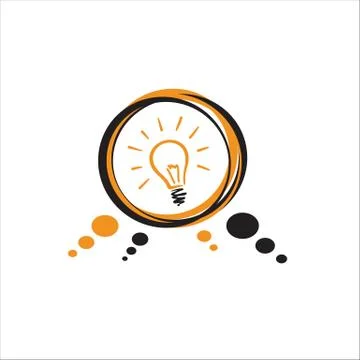 Discussion for solution logo design vector template consultant company sign i Stock Illustration