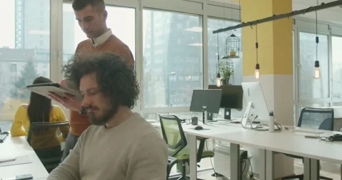 Discussion with the supervisor Stock Footage 151929287