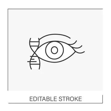 Disease line icon Stock Illustration