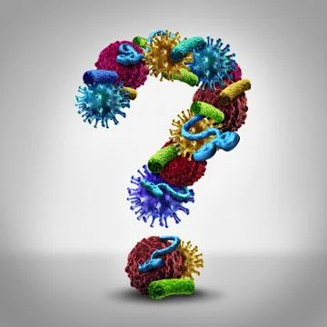Disease questions Stock Illustration