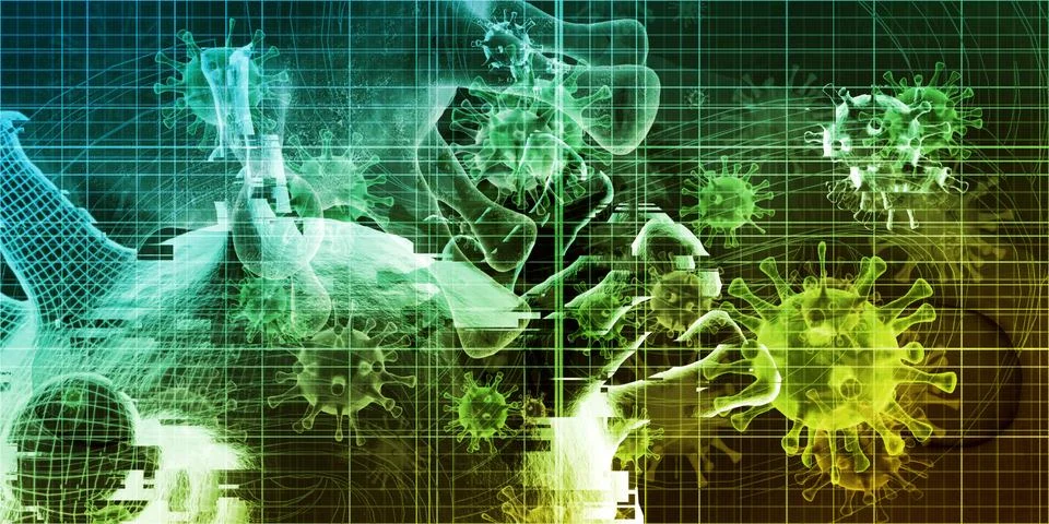 Disease Research Stock Illustration