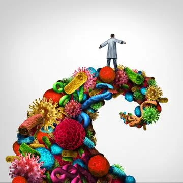 Disease Struggle イラスト素材