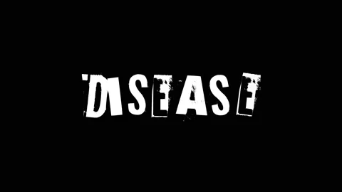 Disease text animation concept. Stock Footage 229673072