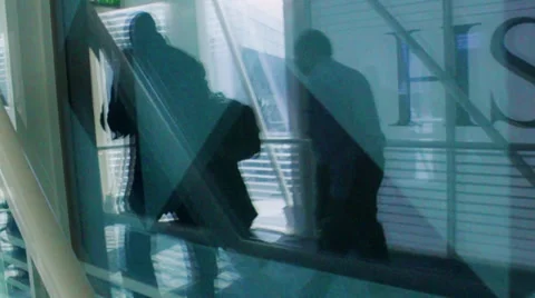 Disembarking from an airplane. Stock Footage 39790012