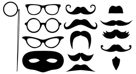 Disguises Stock Illustration