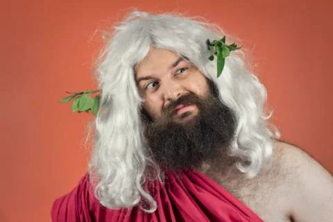 Disgusted Zeus Foto stock