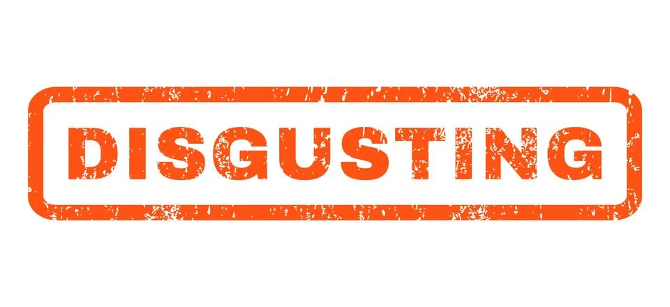 Disgusting Rubber Stamp Stock Illustration