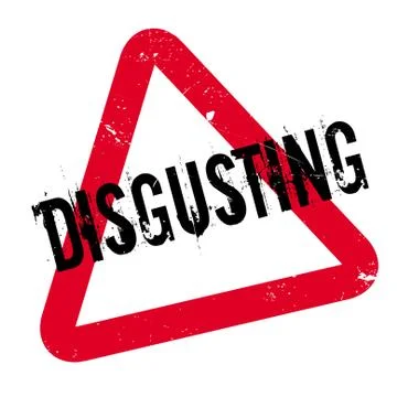 Disgusting rubber stamp Stock Illustration