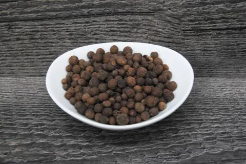 Dish of Allspice Stock Photos