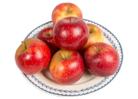 Dish of Apples Stock Photos