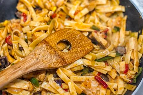 Dish Bami Goreng Fotos Stock