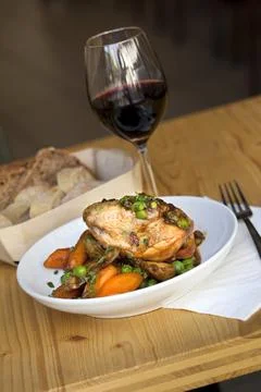 Dish in a bistro Stock Photos