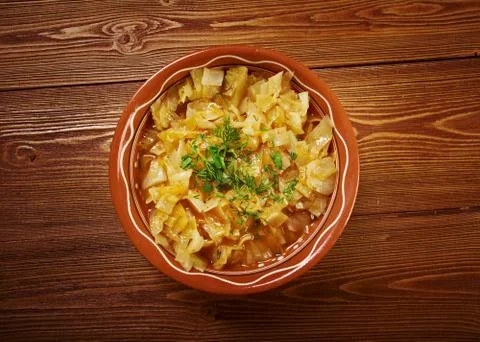 Dish with cabbage stew Photos