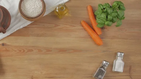 Dish With Carrots Stock Footage 125886631