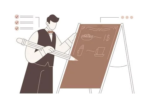 Dish of the day isolated cartoon vector illustrations. Ilustración de archivo