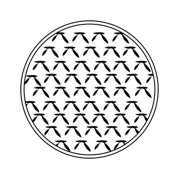 A dish of dots for cooking in the kitchen vector Stock Illustration