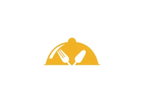 Dish Food Spoon Fork Stock Illustration