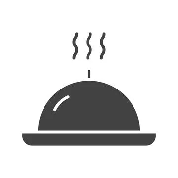 Dish icon vector image. Stock Illustration