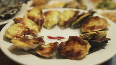 Dish made with seafood	 Stock Footage 162512657