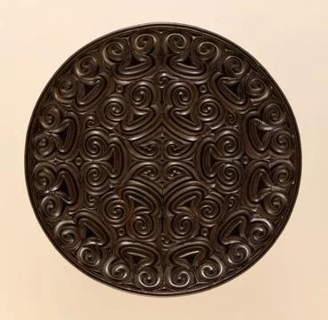 Dish (Pan) with Sword-Pommel Pattern. China, Yuan dynasty, 1279-1368. Furni.. Foto stock