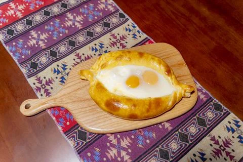 A dish on a plate. Foto stock
