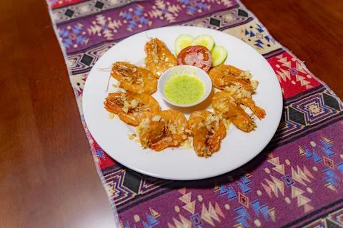 A dish on a plate. Photos