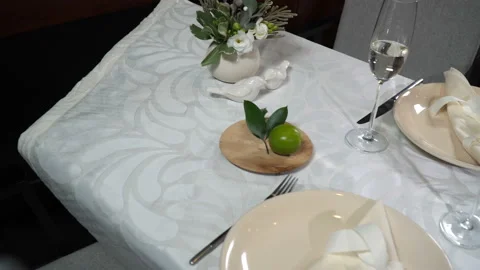 Dish with red caviar on the holiday table Video stock 103221091