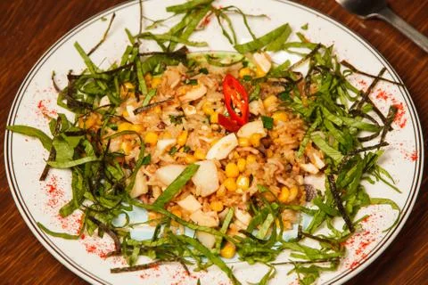 Dish of rice Stock Photos