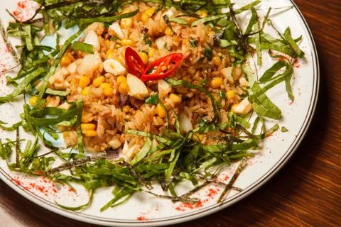 Dish of rice Stock-Fotos